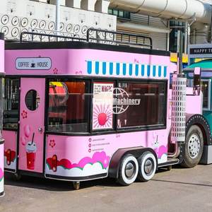 Camion de restauration mobile multifonctionnel en acier inoxydable, garantie 2 ans, entièrement équipé pour la vente de snacks, de glaces et de café. - Product Image 4