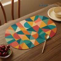 200 sets de dessous-de-plat en PU, forme irrégulière, tailles personnalisables, style Anime/Art/Dessin animé/Jeux vidéo, usage domestique, fabriqué en Chine