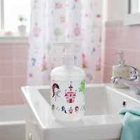 Spirella Fairy Collection, Distributeur de savon liquide 7,1x16,2 (0,25 L), Polystyrène, Multicolore