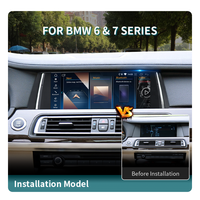 RoadNavi Android 13 autoradio sans fil Carplay Android auto GPS Navi lecteur multimédia pour BMW série 7 F01 F02 2009-2017