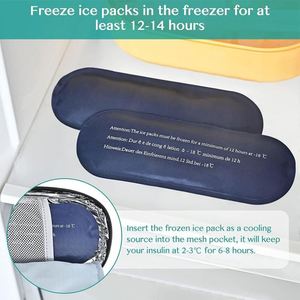 Insulin Pen <b>Cooler</b> Travel Case with TSA Approved Ice Packs Diabetic Medication Insulated Cooling Bag for Daily Life and Trips - Product Image 5
