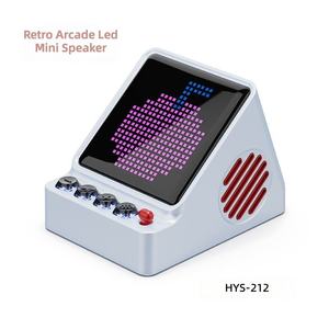 PIXEL ART <b>Speaker</b> HYS-212 Computer <b>Speaker</b> with Led Display Hot Selling Wireless Portable <b>Speaker</b> - Product Image 5