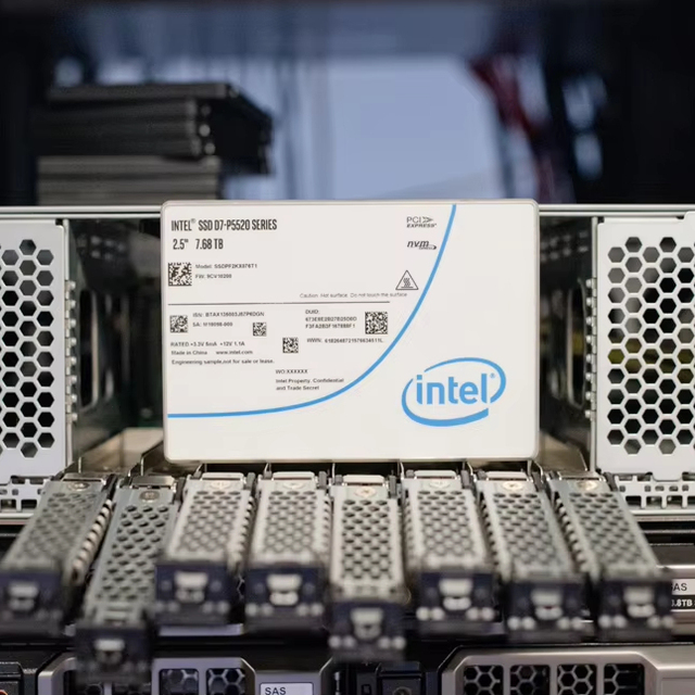 Intel New P5520 7.68T PCIe 4.0 X4, NVMe U.2 Ssd Solid State Drive 7.68TB P5520 SSD