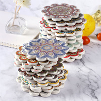Ensemble de sous-verres en céramique antidérapants, 6 pièces, produits écologique, offre spéciale