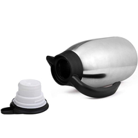 Carafe isotherme portable en acier inoxydable avec couvercle, pour café, thé et autres boissons chaudes, grande capacité, maintien au chaud 12-24 heures