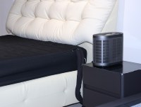 Surmatelas intelligent à refroidissement par eau avec contrôle de température double zone, moniteur de fréquence cardiaque, lavable, pour hôtel, compatible APP/Wi-Fi/Bluetooth, pour un sommeil optimal