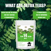 Kantong teh perut datar mengurangi lemak, kantung teh detoks herbal pelangsing rasa kesehatan, pengurang lemak perut datar 14 hari