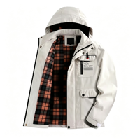 Conception personnalisée OEM Veste Softshell en peau de requin respirante, imperméable, chaude et résistante à l'usure Veste Softshell d'extérieur pour hommes