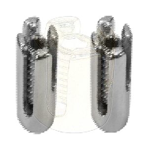 Abrazaderas de Acero Inoxidable para Cables de 10 mm, Material 316, Abrazaderas Cruzadas para Uso General - Product Image 2