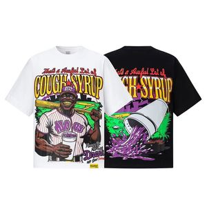 100% Cotton Classic Loose Shoulder Print Cough Syrup Men's Tee <strong>Shirts</strong> Top Quality THAT'S a <strong>AWFUL</strong> LOT of COUGH SYRUP T-<strong>shirts</strong> - Product Image 3