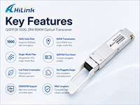 Módulo Transceptor Óptico QSFP28 100G ZR4 80KM SMF LC de Rendimiento Estable para Centros de Datos y Soluciones de Telecomunicaciones