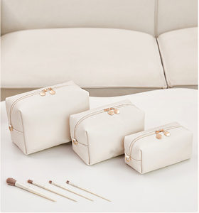 Sac à bandoulière pour téléphone <span class=keywords><strong>portable</strong></span>, sac cadeau de mode pour femmes, sacs de voyage imperméables portables, sacs cosmétiques en cuir PU, fermeture éclair, grande <span class=keywords><strong>pochette</strong></span> à maquillage - Product Image 1