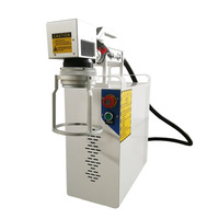 Machine de marquage laser à fibre CNC portative de haute qualité en Chine, 30w 50w 100w, machine de gravure laser pour acier inoxydable et métal