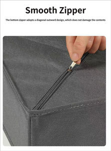 不織布収納ボックスセット 8/12個 折りたたみ式収納ケース 衣類 おもちゃ 家庭用品用 - Product Image 4