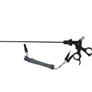 Agulasi <span class=keywords><strong>Bipolar</strong></span> <span class=keywords><strong>Forceps</strong></span> autoklaf, instrumen laparoskop operasi lurus CE OEM dapat digunakan kembali 3 tahun - Product Image 1