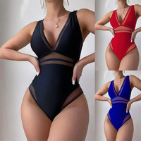 Maillot de bain une pièce pour femmes Maillot de bain solide Push up Solid Sexy Maillot de bain pour femmes Fitness Maillot de bain féminin Beachwear 2025 Fashion Trend
