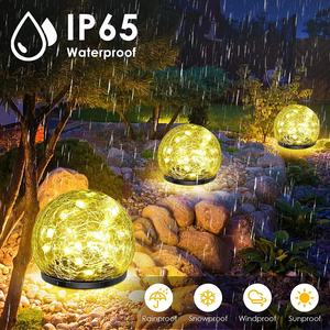 Lámpara Solar con Forma de Bola, Resistente al Agua, para Jardín, Patio, Césped, Decoración, IP65, LED, Alimentada por Energía Solar - Product Image 1
