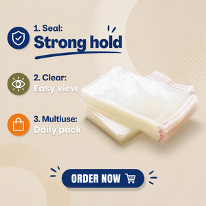 <span class=keywords><strong>Bolsas</strong></span> de Celofán Transparentes Bopp con Cierre Autoadhesivo para Camisetas con Impresión de Logotipo Personalizado, para Empacar Calcetines y Ropa - Product Image 2