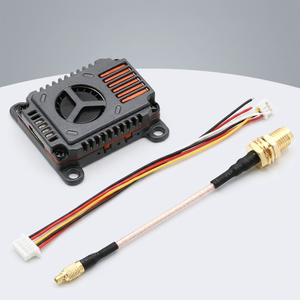 High Power 10W Analog Video Transmitter 3.3GHz 16 Channel FPV VTX Aluminum Alloy Housing For Long Range FPV <b>Drone</b> <b>Accessories</b> - Product Image 5