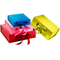 Cajas de regalo vacías personalizadas, bajo MOQ, laminado mate, impresión en relieve, materiales reciclados para el Año Nuevo chino, Navidad