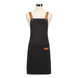 Tablier de cuisine en coton imprimé personnalisé pour femme – Nouveauté été, résistant à l'eau, à l'huile et à la saleté pour le nettoyage - Product Image 1