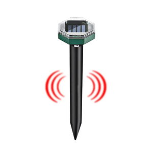 Di động năng lượng mặt trời Powered rắn gopher Repellent kiểm soát bằng giọng nói Sonic nốt ruồi răn đe ngoài trời bãi cỏ mùa xuân Spike <span class=keywords><strong>groundhog</strong></span> <span class=keywords><strong>Repeller</strong></span> - Product Image 2