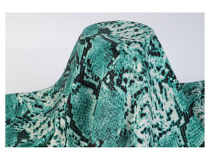 Tela de satén con estampado de serpiente para traje, tejido elástico, liso, peso pesado, 100% poliéster, E07 - Product Image 4
