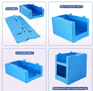 Custom Eco-Friendly PP Hollow <strong>Storage</strong> <strong>Boxes</strong> Waterproof Stackable Warehouse Picking <strong>Bins</strong> Made Recycled Materials Sustainable - Product Image 6