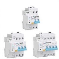 Disjoncteur intelligent WiFi pour maison connectée, protection contre les fuites à la terre, interrupteur RCBO en cuivre, télécommande sans fil, protection contre les surtensions et les sous-tensions