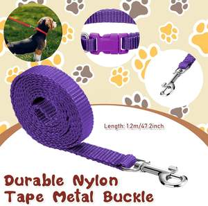 Kingtale Hundehalsband und Leinenset Polypropylen verstellbare Welpenhalsbänder für mittlere Hunde kleine Hunde Haustier Lauftraining - Product Image 2