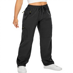 <strong>Womens</strong> Summer Mid Hiking <strong>Pants</strong> Quick Dry UPF 50 Lightweight Travel Golf <strong>Cargo</strong> Safari Zipper Pockets 90% Polyester 10% Spandex - Product Image 1