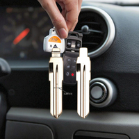 Télécommande d'origine vierge non coupée #60 #156 Remotes Key Flip Blade GT15R SIP22 pour Fiat 500 pour Alfa Inner Milling