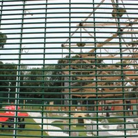 Barrière périmétrique en treillis soudé transparent sur mesure pour centre de détention, centre correctionnel, clôture anti-escalade 358 pour prison