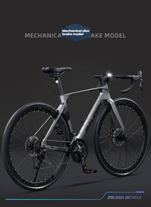 Vélo de route unisexe léger avec cadre en magnésium, 14, 16 ou 18 vitesses, levier de vitesses Blueprint, design aérodynamique, options de freinage double - Product Image 6