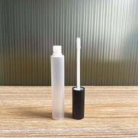 Kemasan Kosmetik Plastik Ramah Lingkungan D19mm, Wadah Lipstik dengan Tutup Ulir, Cetak Offset, Tabung Lip Gloss Transparan
