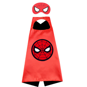 Wholesale 31 Designs Kids Halloween Pretend Party Capes <strong>Costume</strong> Superhero Captain Theme Capes Mask for Kids Cosplay Capes - Product Image 2