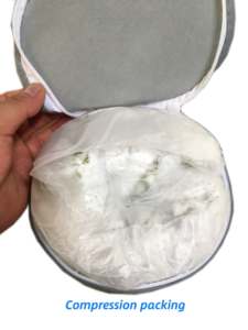 Çin fabrika soğutma bambu yastık rendelenmiş bellek köpük uyku yastığı - Product Image 4