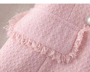 S-4XL <span class=keywords><strong>giacca</strong></span> da <span class=keywords><strong>donna</strong></span> nuova <span class=keywords><strong>giacca</strong></span> di lusso stile <span class=keywords><strong>Tweed</strong></span> di lusso per la festa - Product Image 3