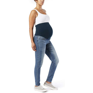 Maternità Incinta di Maternità Di Alta Qualità Elastico Scarni delle Donne Del Denim Dei Jeans - Product Image 2