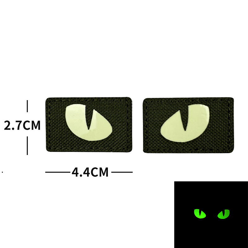 Un paio di occhi di gatto - Base verde Stealth Glow