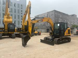 Excavatrice sur chenilles SY75C de 7,5 tonnes, excavatrice hydraulique à économie d'énergie - Product Image 4