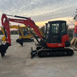 Mini-excavatrice sur chenilles Kubota U55 d'occasion, 5,5 tonnes, d'origine japonaise, excellente performance, petite excavatrice Kubota U55 avec CE/EPA - Product Image 2