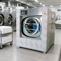 Lave-linge industriel de grande capacité 50 kg, équipement de lavage commercial pour blanchisserie, hôtel, nettoyage de literie