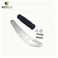 KOTORQ Repose-pieds de freinage en aluminium CNC pour YOZMA IN10 IN10 Pro, universel gauche/droite, pour moto électrique tout-terrain, amélioration