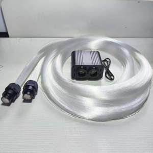 Kit Fibra Ottica 16W a Doppia Testa RGBW Effetto Scintillio con Telecomando RF e APP per Tetto Auto, Soffitto Casa e Sala <span class=keywords><strong>Cinema</strong></span> - Product Image 6