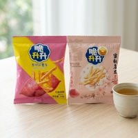 Les usines chinoises fournissent des emballages personnalisés thermoscellables pour biscuits, chips et frites, avec logo sur mesure.