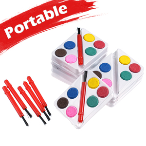 Haute Qualité Mini Poudre Peinture Peinture Enfants <span class=keywords><strong>Aquarelle</strong></span> Peinture Art Fournitures 6 Couleurs <span class=keywords><strong>Portable</strong></span> <span class=keywords><strong>Aquarelle</strong></span> Peinture <span class=keywords><strong>Kit</strong></span> - Product Image 1