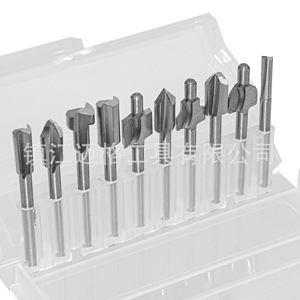 Woodworking Trimming Cutter 3.175mm Round Shank High Speed Steel 4241 Cnc Machining Center Use - Product Image 1