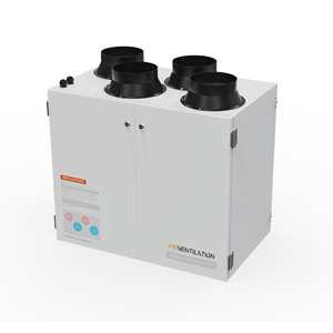 Ventilation verticale à double flux, moteur BLDC, 350 m3/h, système de CVC à air frais, récupération de chaleur, contrôleur, économie d'énergie, acier inoxydable - Product Image 5