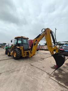 รถตักล้อยาง Caterpillar 420F มือสอง สีเหลือง รถขุดตักดิน เครื่องจักรกลหนัก อุปกรณ์ก่อสร้าง - Product Image 2